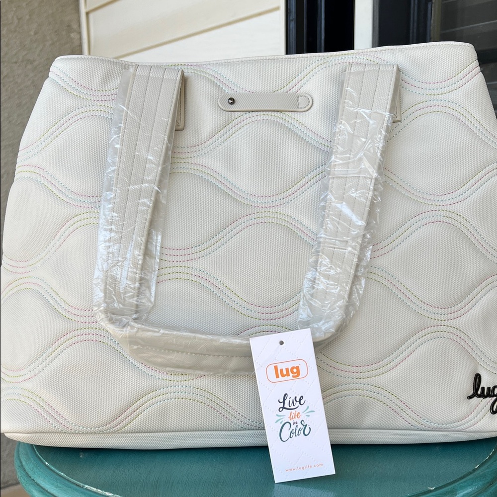 Lug Tempo Matte Luxe VL Tote Bag in Pebble Icepop Stitch
